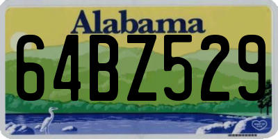 AL license plate 64BZ529