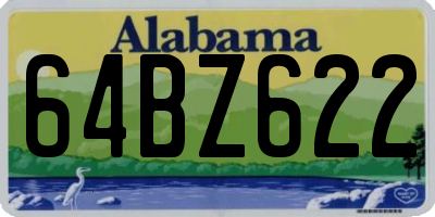 AL license plate 64BZ622