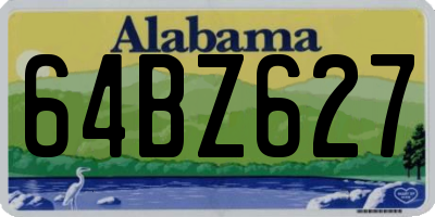 AL license plate 64BZ627