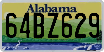 AL license plate 64BZ629