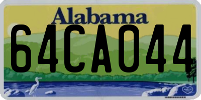 AL license plate 64CA044