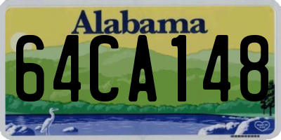AL license plate 64CA148