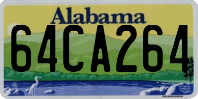 AL license plate 64CA264