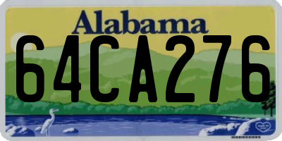 AL license plate 64CA276