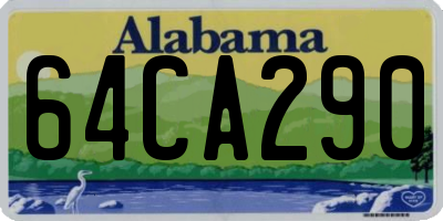 AL license plate 64CA290