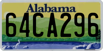 AL license plate 64CA296