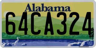 AL license plate 64CA324