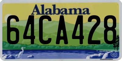 AL license plate 64CA428