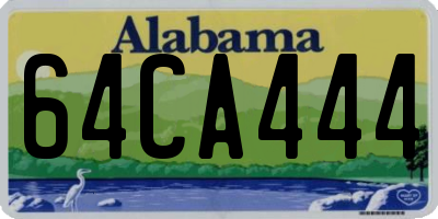 AL license plate 64CA444