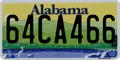 AL license plate 64CA466