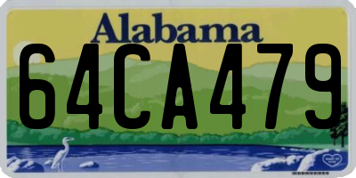 AL license plate 64CA479