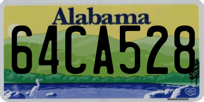 AL license plate 64CA528