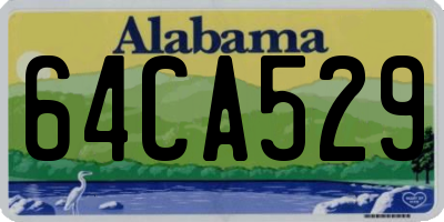 AL license plate 64CA529
