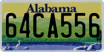 AL license plate 64CA556
