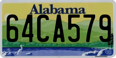 AL license plate 64CA579