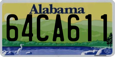 AL license plate 64CA611