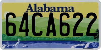 AL license plate 64CA622