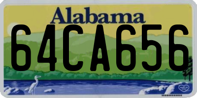 AL license plate 64CA656