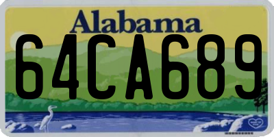 AL license plate 64CA689