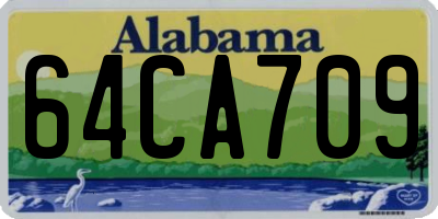 AL license plate 64CA709