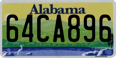 AL license plate 64CA896