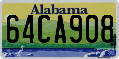 AL license plate 64CA908