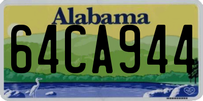 AL license plate 64CA944