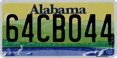 AL license plate 64CB044