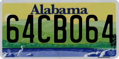 AL license plate 64CB064