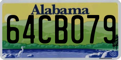AL license plate 64CB079