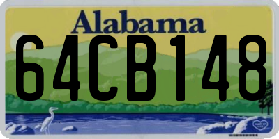 AL license plate 64CB148