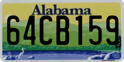 AL license plate 64CB159