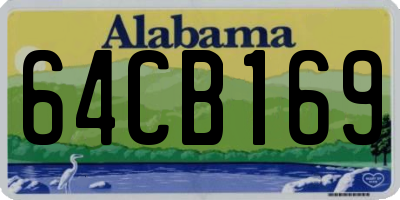 AL license plate 64CB169