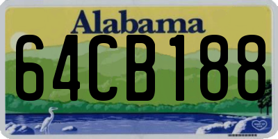 AL license plate 64CB188