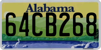 AL license plate 64CB268