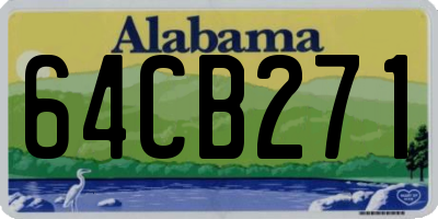 AL license plate 64CB271