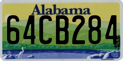 AL license plate 64CB284
