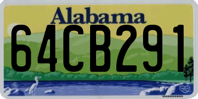 AL license plate 64CB291