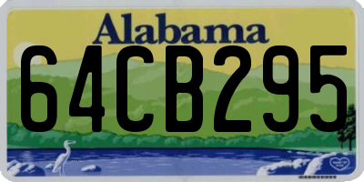 AL license plate 64CB295
