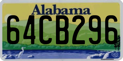 AL license plate 64CB296