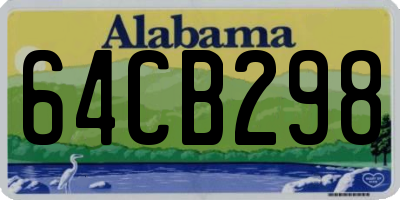 AL license plate 64CB298