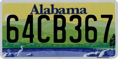 AL license plate 64CB367