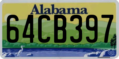 AL license plate 64CB397