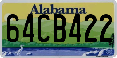 AL license plate 64CB422