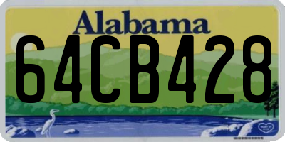 AL license plate 64CB428