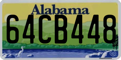 AL license plate 64CB448