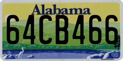 AL license plate 64CB466