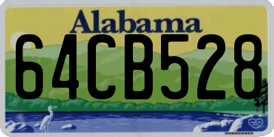 AL license plate 64CB528