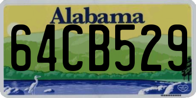 AL license plate 64CB529