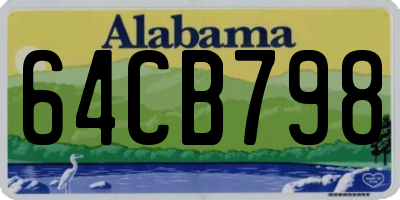AL license plate 64CB798